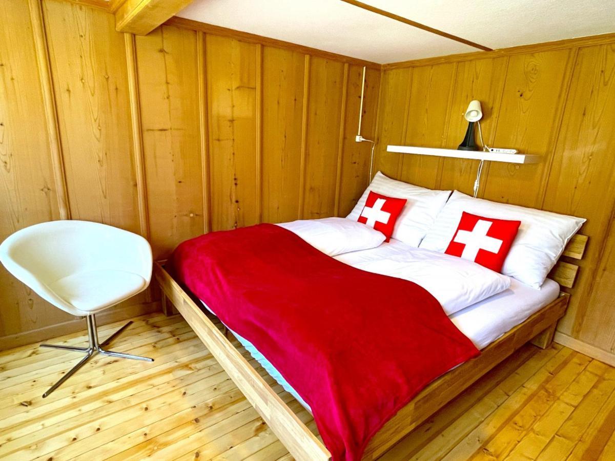 Swisshut Stunning Views Alps Lake - Chalet Erli Darligen Екстер'єр фото